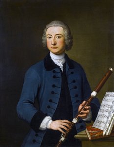 Lewis Christian Austin Granom (1722-1763), musicien, trompettiste et flûtiste du XVIIIe siècle - Thomas Gibson