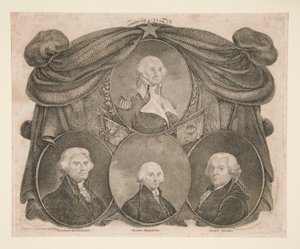 Étoile américaine, Washington, Jefferson, Madison et Adams - Thomas Gimbrede