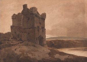 Une tour de frontière - Thomas Girtin