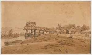 Une sélection de vingt des vues les plus pittoresques de Paris, 1802 - Thomas Girtin