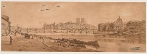 Une sélection de vingt des vues les plus pittoresques de Paris, 1802 - Thomas Girtin
