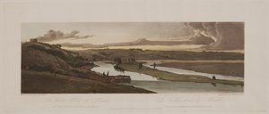 Une sélection de vingt des vues les plus pittoresques de Paris : Les fontaines de Marli..., 1803