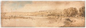 Une sélection de vingt des vues les plus pittoresques de Paris : Vue de Bell Vue et Pont de Sèvres prise de la terrasse près du Pont de St. Cloud