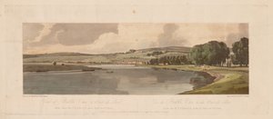 Sélection de vingt des vues les plus pittoresques de Paris : Vue de Bellevue et du Pont de Sèvres prise de la terrasse près du Pont de Saint-Cloud - Thomas Girtin