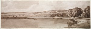 Une sélection de vingt des vues les plus pittoresques de Paris : Vue de Belle Vue & Pont de Sèvres, 1802