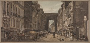 Une sélection de vingt des vues les plus pittoresques de Paris : Vue de la porte Saint-Denis..., 1803
