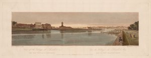 Vue du village de Chaillot, prise du Pont de la Concorde