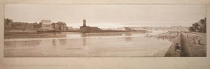 Vue du village de Chaillot, prise du Pont de la Concorde - Thomas Girtin