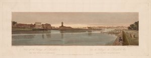 Sélection de vingt des vues les plus pittoresques de Paris : Vue du village de Chaillot, 1803