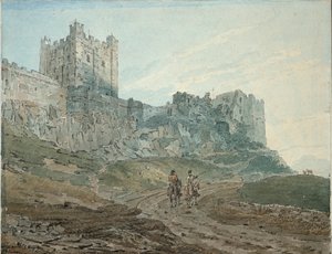 Château de Bamburgh Bamborough, Northumberland, 1792-1794 - Thomas Girtin