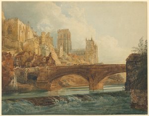 Cathédrale et château de Durham - Thomas Girtin