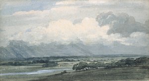 Paysage avec ciel orageux, vers 1800 - Thomas Girtin