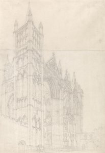 Cathédrale de Peterborough, Huntingdonshire - Thomas Girtin