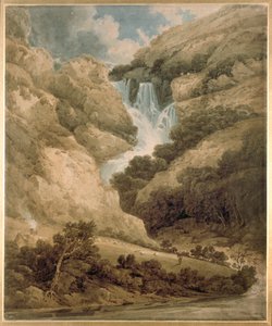 La gorge de Wathenlath avec les chutes de Lodore, Derwentwater