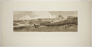 Vue depuis la terrasse du palais à Saint Germain en Laye, de Vingt vues de Paris et de ses environs - Thomas Girtin