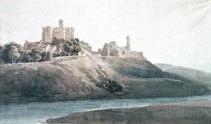 Château de Warkworth - Thomas Girtin