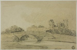 Château de Warwick - Thomas Girtin
