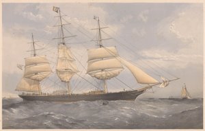 Le Clipper Ship Norman Court, vers 1868-74 - Thomas Goldsworth Dutton