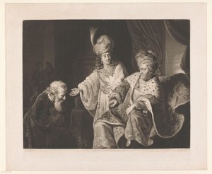 Joseph présente son père au Pharaon - Thomas Gosse