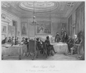 Barber Surgeons Hall. La Compagnie admet un nouveau membre, vers 1841 - Thomas H. Ellis