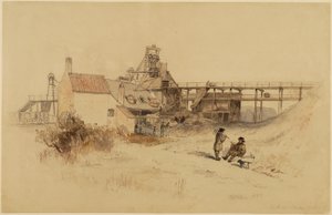 La fosse B, Fawden Colliery