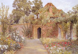 Un jardin clos avec une vieille maison de jardin - Thomas H. Hunn