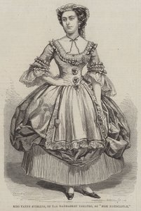 Mlle Fanny Stirling, du Théâtre Haymarket, en Mlle Hardcastle
