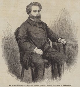 M. James Hodges, le constructeur du pont Victoria sur le Saint-Laurent - Thomas Harrington Wilson
