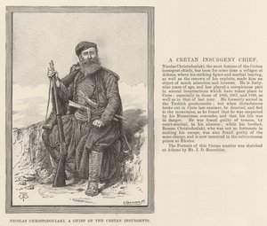 Nicolas Christodoulaki, un Chef des Insurgés Crétois - Thomas Harrington Wilson