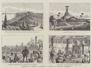 Croquis en Birmanie - Thomas Harrington Wilson