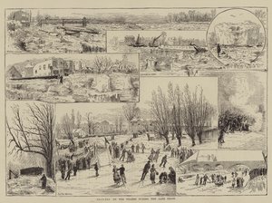 Croquis sur la Tamise pendant le dernier gel - Thomas Harrington Wilson