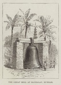 La grande cloche à Mandalay, Birmanie - Thomas Harrington Wilson
