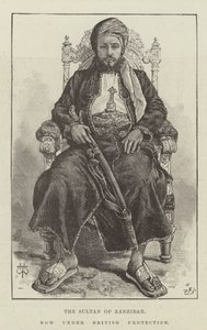 Le sultan de Zanzibar, maintenant sous protection britannique - Thomas Harrington Wilson