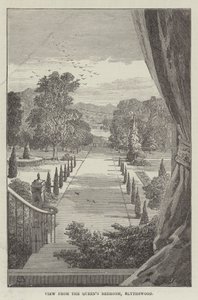 Vue depuis la Chambre de la Reine, Blythswood - Thomas Harrington Wilson