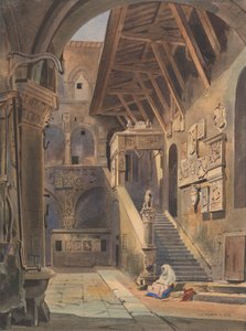 Cour du Bargello, Florence - Thomas Hartley Cromek