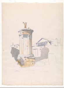 Le monument chorégique de Lysicrates, Athènes - Thomas Hartley Cromek