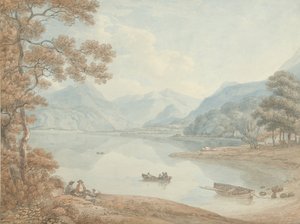 Vue sur Derwent Water, en direction de Borrowdale (Cumberland) - Thomas Hearne