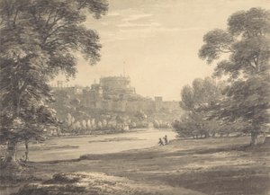 Château de Windsor depuis les terrains de jeu d