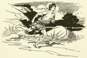 Apporter les nouvelles de Marathon (gravure) - Thomas Heath Robinson