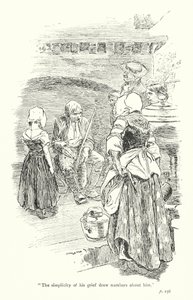 Illustration pour A Sentimental Journey de Laurence Sterne (lithographie) - Thomas Heath Robinson