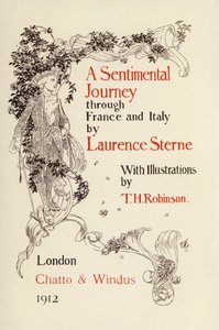 Illustration pour A Sentimental Journey de Laurence Sterne (lithographie) - Thomas Heath Robinson