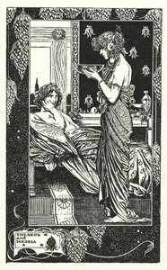Thésée et Médée (litho) - Thomas Heath Robinson