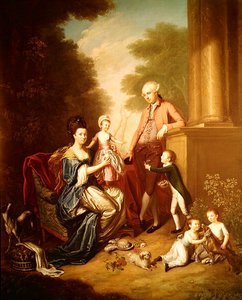 1er comte Mount Cashell et sa famille - Thomas Hickey