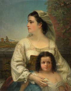 Mère et enfant italiens