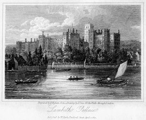 Palais de Lambeth, Londres, 1817
