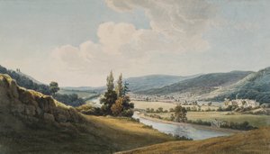 La vallée de Neath, Melincourt à droite - Thomas Hornor