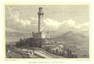 Monument de Nelson, Calton Hill (gravure)