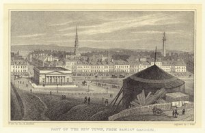 Partie de la nouvelle ville, depuis les jardins de Ramsay - Thomas Hosmer (after) Shepherd
