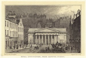Institution Royale, depuis Hanover Street - Thomas Hosmer (after) Shepherd