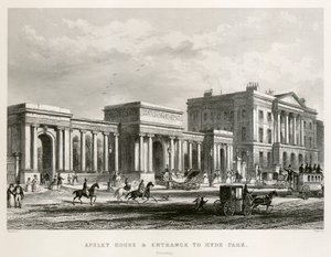 Apsley House, Hyde Park Corner, Londres, 1850 - Thomas Hosmer Shepherd